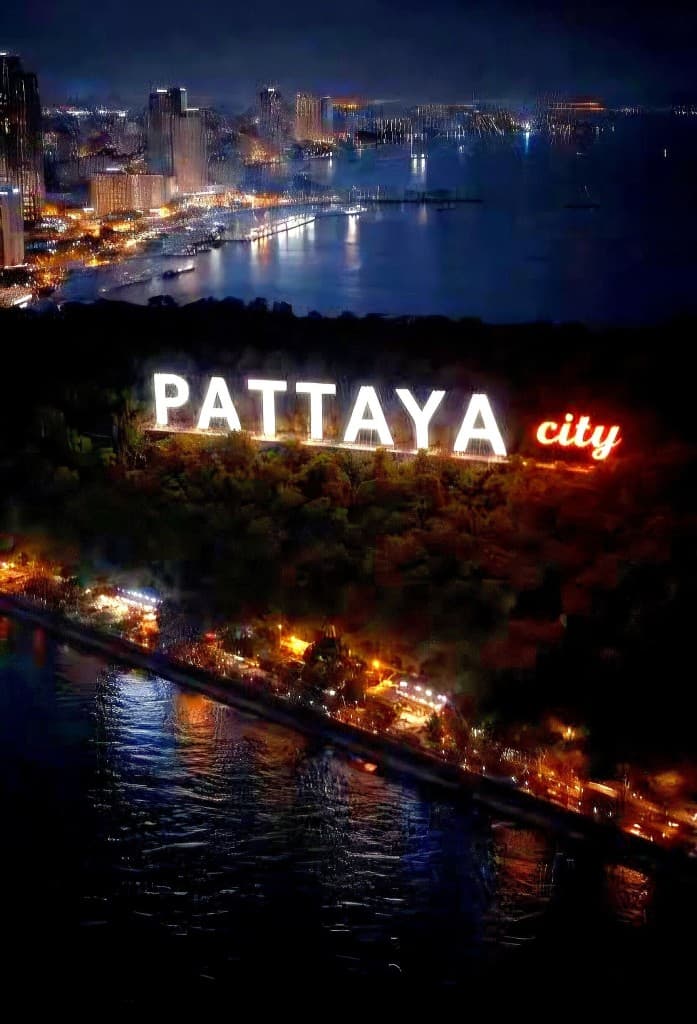 Pattaya City Sign viewpoint
