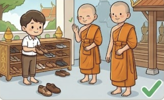 Do: remove shoes before entering a Thai home or temple